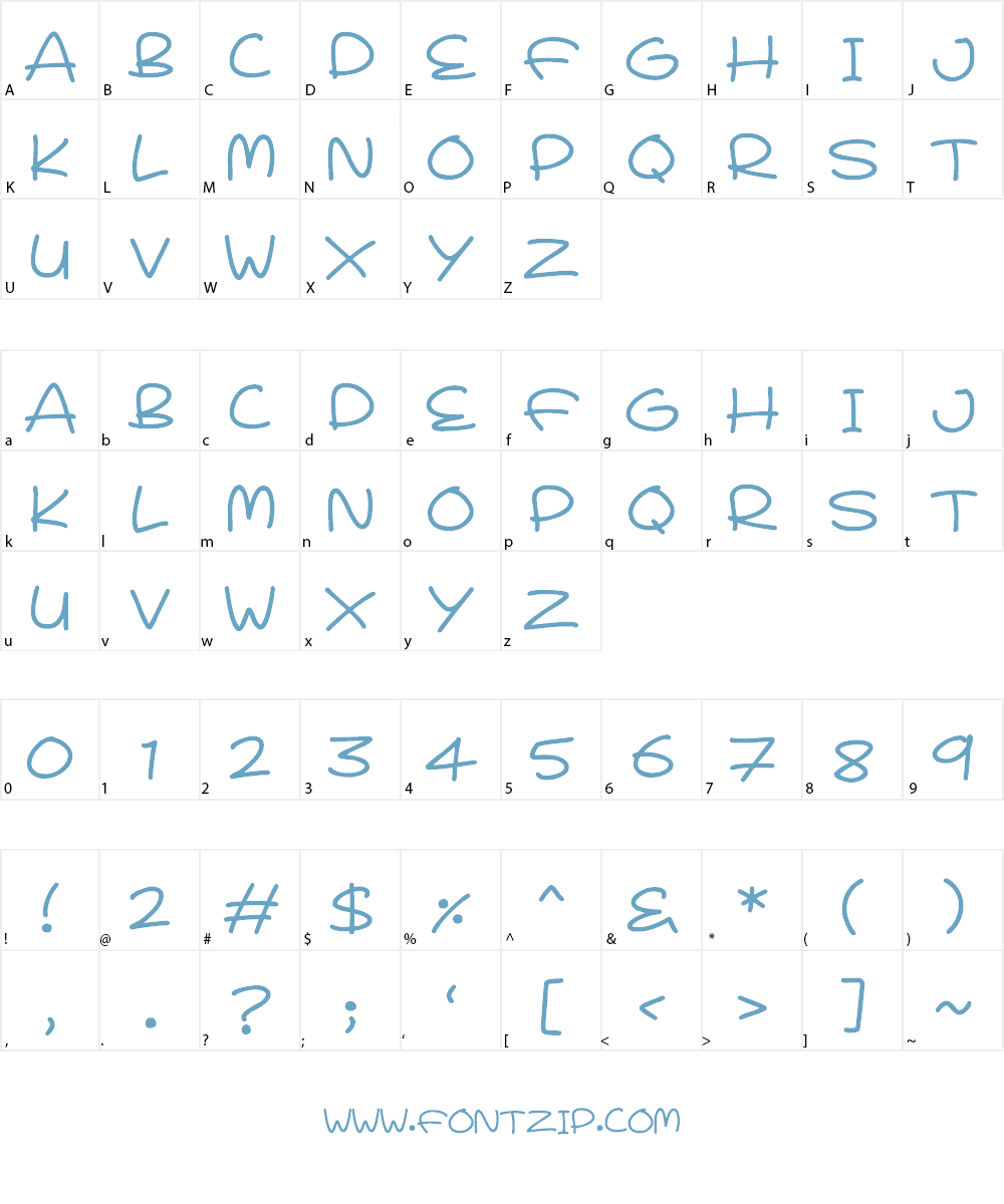 Love You Angel Font Character